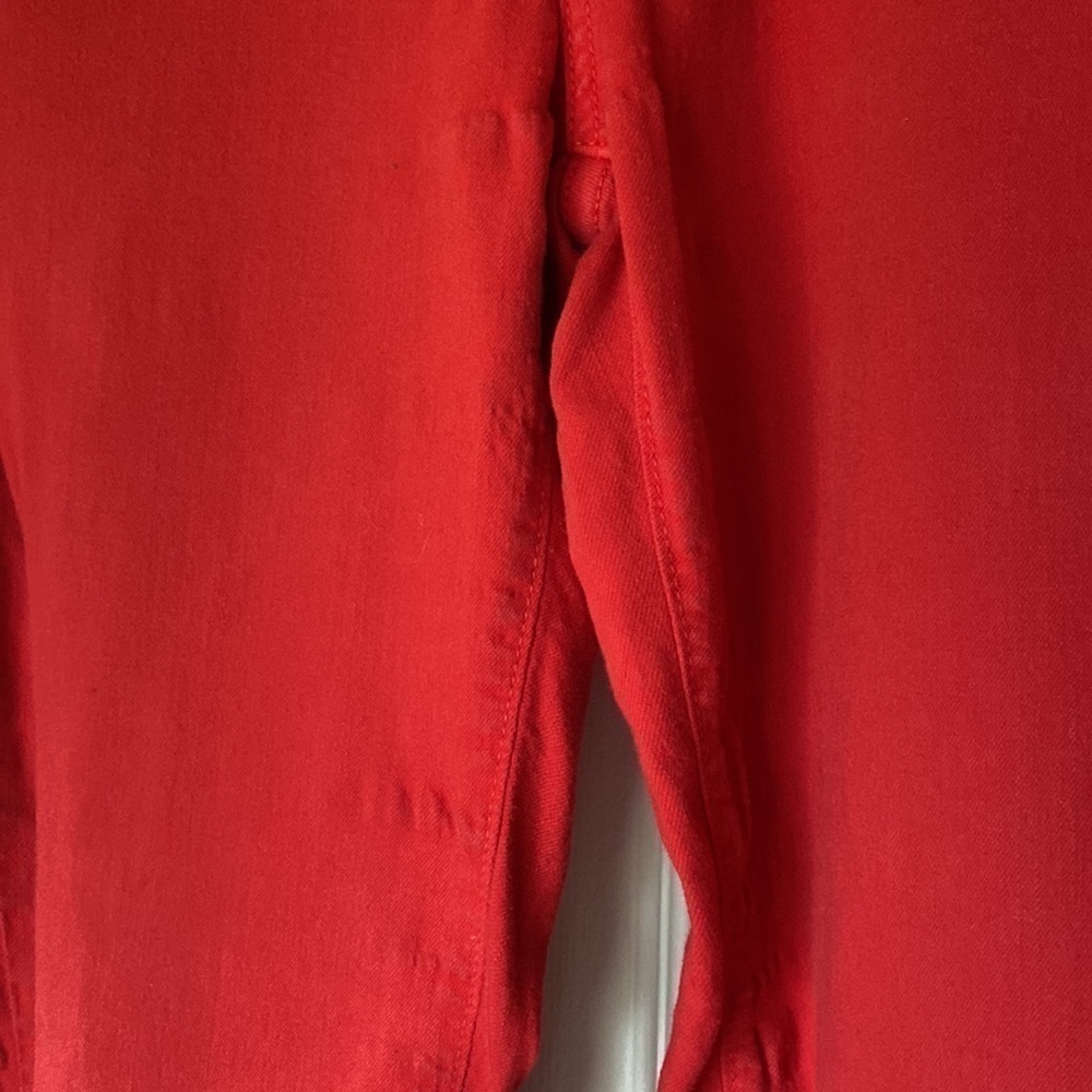 O2 Denim Red Flare Jeans - Picture 4 of 5